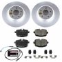 PowerStop CRK6037 Genuine Geomet Coated Rotor and Carbon-Fiber Ceramic Brake Pad Kit