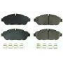 PowerStop 17-2301 PowerStop - Z17 Low-Dust Ceramic Brake Pads with Hardware