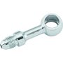 TwinPower 035960 Twin Power Chrome Brake Fitting 7/16 Inch X AN3 Straight Banjo Adaptor