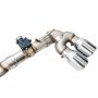 AWE Tuning 3025-42064 Mk7 Golf R SwitchPath Exhaust w/Chrome Silver Tips 102mm