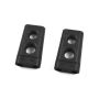 Zone Offroad 94-12 Dodge 2.5in Extended Bump Stops-BK
