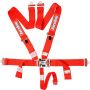 RACEQUIP RQP711011 5pt Harness Set L&L Red SFI