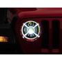 Raxiom 18-22 Jeep Wrangler JL/ JT 9-Inch LED Headlights w/ DRL and Halo- Black Housing (Clear Lens)