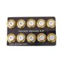 NRG Fender Washer Kit w/Rivets For Plastic (Titanium) - Set of 10