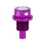 NRG Magnetic Oil Drain Plug M14X1.5 Acura/Honda/Mazda/Mitsubishi - Purple