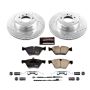 PowerStop K5691 Z23 Daily Driver Carbon-Fiber Ceramic Brake Pad and Drilled & Slotted Rotor Kit