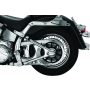 Kuryakyn 7773 Boomerang Frame Covers 08-17 Softails Chrome