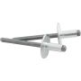 ALLSTAR PERFORMANCE ALL18141 Lg Hd Rivet Silver 250pk