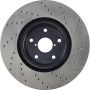 Stoptech 128.47022CR 05-17 Subaru WRX Cryo Drilled Sport Right Front Rotor
