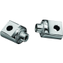 Kuryakyn 8883 Non-Pivot Splined Male Adapter Chrome