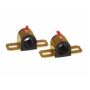 Prothane 19-1186-BL Universal Greasable Sway Bar Bushings - 30MM - Type B Bracket - Black