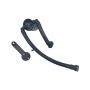 J&L 05-10 Ford Mustang V6 Passenger Side Oil Separator 3.0 - Black Anodized