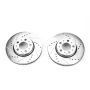 PowerStop EBR642XPR PowerStop Evolution Performance Drilled, Slotted & Plated Brake Rotor Pair