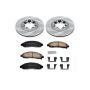 PowerStop KOE2066 OE Stock Replacement Low-Dust Ceramic Brake Pad and Rotor Kit