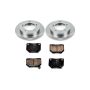 PowerStop KOE4932 OE Stock Replacement Low-Dust Ceramic Brake Pad and Rotor Kit