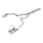 AWE Tuning 3020-42064 2018+ Ford Mustang GT (S550) Cat-back Exhaust - Track Edition (Quad Chrome Silver Tips)