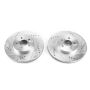 PowerStop JBR1759XPR PowerStop Evolution Performance Drilled, Slotted & Plated Brake Rotor Pair