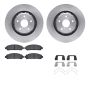 Dynamic Friction 6512-76509 Rotor Kit