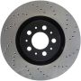 Stoptech 128.39035L Drilled Sport Brake Rotor