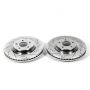 PowerStop JBR1559XPR PowerStop Evolution Performance Drilled, Slotted & Plated Brake Rotor Pair