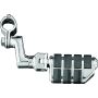 Kuryakyn 7993 Dually ISO Offset Highway Pegs With 1-1/4inch Clamp Chrome (Pair)
