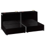 Tradesman 73296 Aluminum Twin L-Shape Liquid Storage Tank (96 Gallon Capacity) - Black