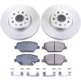 PowerStop CRK7295 Genuine Geomet Coated Rotor and Low-Dust Ceramic Brake Pad Kit