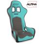 PRP Seats SHRDYA3901-04 PRP Shreddy Alpha Composite Seat- Teal/Grey