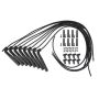 Moroso 73856 Universal HEMI Remote Coils Black Ultra 40 Wire Set
