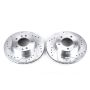 PowerStop JBR381XPR PowerStop Evolution Performance Drilled, Slotted & Plated Brake Rotor Pair