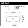 Hawk Performance HB348U.980 DTC-70 Disc Brake Pad