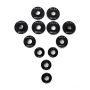 BLOX Racing BXSS-20605 16-21 FK Civic - Front - 12 Pieces Subframe Hard Collar Kit