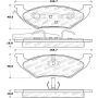 Stoptech 308.06620 Street Brake Pads