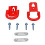 Ford Racing M-18954-F15R 2015-2025 F-150 Tow Hooks-Pair-Red