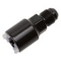 RUSSELL RUS640853 Push-On EFI Fitting #6 to 3/8in Hard Tube Black
