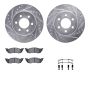 Dynamic Friction 7212-40129 Rotor Kit