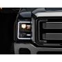 Raxiom SD3620 11-16 Ford F-250 Super Duty LED Projector Headlights - Blk Housing (Clear Lens)