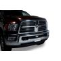 Putco 88175L 11-18 Ram HD - SS Punch Style Bumper Grille Insert w/ 10in Luminix Light Bar (Black)