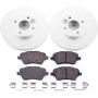 PowerStop CRK6818 Genuine Geomet Coated Rotor and Low-Dust Ceramic Brake Pad Kit