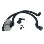 J&L 11-17 Ford F-150 5.0L / 11-14 Ford F-150 6.2L Driver Side Oil Separator 3.0 - Clear Anodized