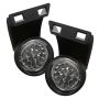 SPYDER 5015617 LED Fog Lights w/Switch - Clear