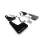 Rally Armor MF56-UR-BLK/WH Black Mud Flap/White Logo