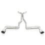 Stainless Works CA11CB 10-15 Camaro 6.2L 3in Dual Chambered Catback System X-Pipe Factory Connect