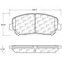 StopTech Street Touring Front Brake Pads 13-14 Dodge Dart/Jeep Cherokee