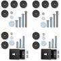 Rock Krawler RK07123 07-18 Jeep Wrangler JKU 4DR Front & Rear Bump Stop Kit (2in-4in)