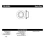 Stoptech 128.65086L Drilled Sport Brake Rotor