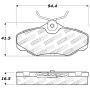 Stoptech 309.06100 Performance Brake Pads