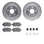 Dynamic Friction 7512-40041 Rotor Kit