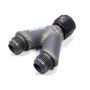 PETERSON FLUID PTR10-1712 Y-Manifold -12an Female Swivel to 12an Male