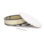 RACING POWER CO-PACKAGED RPCR6902 14x3 Alum Round Plain Flat Base A/C